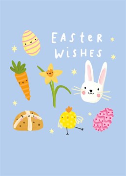 Send all these cute Easter icons to make your loved one smile and get them excited for spring! Designed by Scribbler.