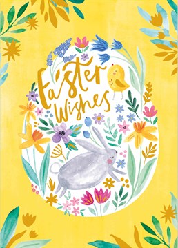 The super stylish and beautifully illustrated Scribbler card will so chic(k) displayed in your loved one's house to celebrate Easter.