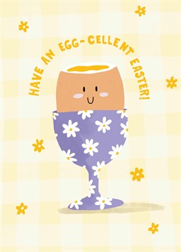 Ahh the classic Easter pun! This cute Scribbler card is just missing some soldiers to dip in.