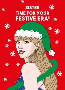 Taylor Swift, Fearless, Speak Now, Red... We're always in our Taylor Swift era! Send this Scribbler card to your Swiftie sister this Christmas.