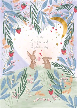 Send this beautifully illustrated, nature inspired card to really impress your girlfriend on Valentine's Day. Designed by Scribbler.