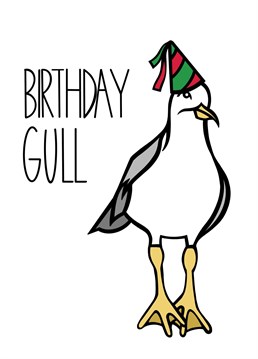 The perfect nautical card for the birthday gull in your life.