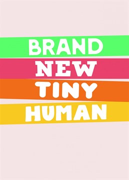 Send this bright and cheerful card to welcome a brand new tiny human! Designed by SixElevenCreations.