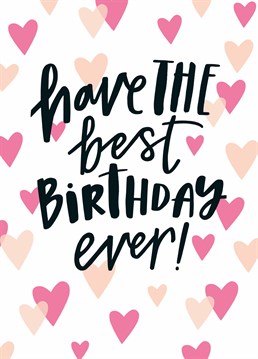 Wish your bestie the best birthday ever with this cute card by Sadler Jones.