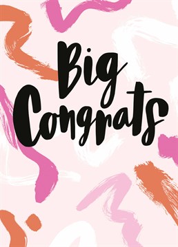 Say a huge congratulations with this lovely card by Sadler Jones.