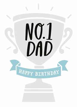 Let your Dad know how awesome he is with this cute Birthday card by Sadler Jones.
