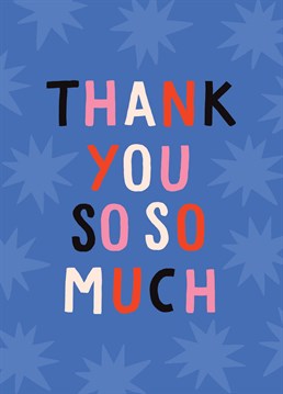 SO thankful, you just have to say it with a Thank You card? And this one is perfect! Let someone know they're a total star in your eyes with this Sadler Jones design.