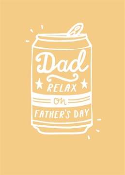 Perfect to send to dads who love a beer on Father's Day! By Sadler Jones.
