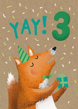 Celebrate a wonderful 3rd birthday with this lovely card by Stormy Knight!