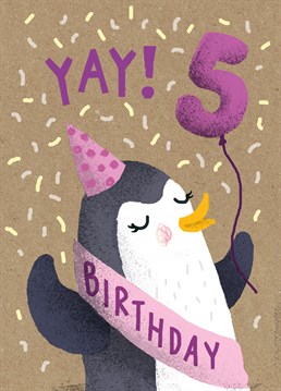 Know any cool dudes turning 5 soon? Then send them this birthday card from Stormy Knight!