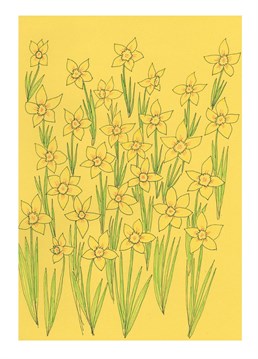 Send this beautiful hand illustrated card to your loved ones to wish them a happy Easter.    Designed by Sarah Lovell.