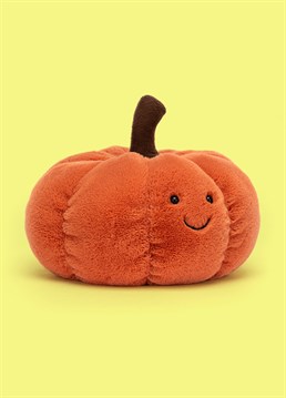 <ul>
    <li>Oh my gourd, what a cute cuddly toy!&nbsp;</li>
    <li>Straight outta the veg patch, the Squishy Squash Orange by Jellycat is a proud member of the squash family and the perfect autumnal accessory for your home!&nbsp;</li>
    <li>With silky soft orange segments, suedey brown stalk and happy smiling face, this plump, pumpkin-like pal will really brighten up your days.&nbsp;</li>
    <li>Dimensions: 12cm high, 17cm wide&nbsp;</li>
</ul>