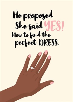 He proposed, she said yes! Send this cute poem to a newly engaged couple. Designed by Sassy Sarah.