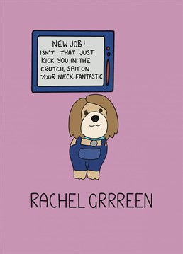 Congratulations, you got the job! Send this Friends inspired card to loved ones celebrating a new job.