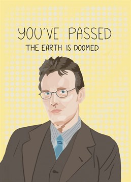 Say congratulations on passing your exams, graduation or driving test with this funny, Buffy the Vampire Slayer inspired, card.