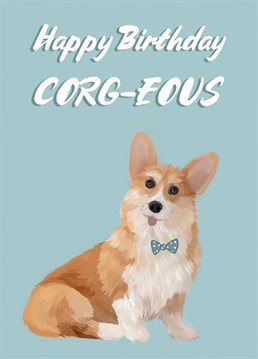 Send your loved one birthday wishes with this cute and funny corgi loving birthday card. Perfect for your partner who loves dogs or best friend.