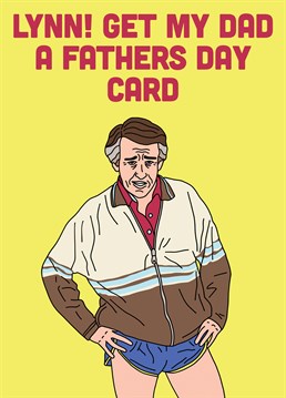 Back of the net its Father's Day, great Father's Day card for Partridge fans by Swazzdraws