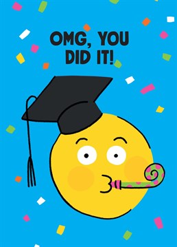 Send your congratulations on passing their exams or graduation with this cute card by Stoats & Weasels.