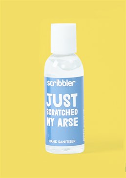 Calling all you dirty buggers! Kills bacteria in seconds 62% ethyl alcohol Handy travel-size 60ml bottle Who would have thought the must-have accessory for 2020 would be hand sanitiser? Pop this novelty bottle in your bag and never leave the house without it again! Charming&hellip; who knows where that hand has been!? Be safe rather than sorry and if in doubt: sanitise! Simply massage the gel into your hands until fully absorbed &ndash; it's that easy! This would make a thoughtful yet cheeky gift for any loved one with some bad habits. Despite what Donald Trump may say, this product is for external use only. Please keep away from eyes and out of reach of children, unless supervised by an adult.   New In For Him Lockdown Gifts Gifts Secret Santa Stocking Fillers Scribbler Exclusive Face Masks & Sanitisers