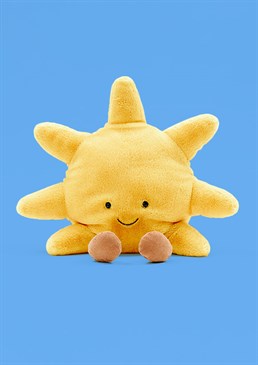 <ul>
    <li>Happy days are here to stay!</li>
    <li>Give the gift of sunshine all year round with the wonderful Jellycat Amuseable Sun, whose sunny disposition will brighten up any room and leave your loved one beaming.&nbsp;</li>
    <li>With a soft, buttery yellow exterior and permanently smiling face, this bundle of rays is the perfect cuddle buddy that also makes a great cushion or travel pillow!&nbsp;</li>
    <li>Dimensions: 29cm high, 29cm wide&nbsp;</li>
</ul>