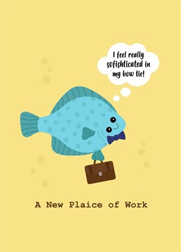 A new job is a great feeling! Let's just hope it stays that way. A card designed by Charli Tait.