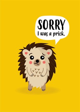 Say sorry with this Charli Tait card, but will it be enough? Let's hope so.