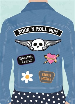 The perfect card for a rockstar mum on Mother's Day, her birthday or just because you think she's awesome. Designed by Charli Tait.