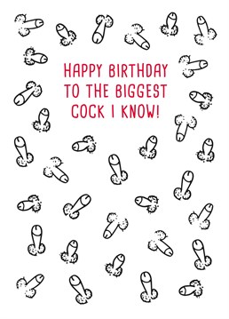 Send them your best wishes with this Rude Birthday card by The Boy And The Bear.
