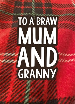 Wish your Mum a happy Mother's Day with this Scotland Inspired card by The Boy And The Bear.