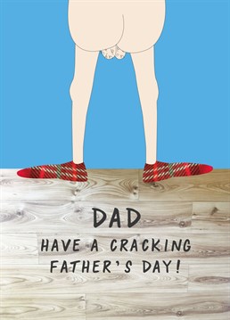Wish your dad a happy Father's Day with this cracking card!