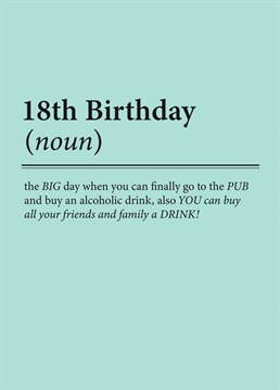 18th BIRTHDAY Card | Scribbler