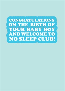 Yay, a baby boy! Send your best wishes to the new parents with the new baby boy card by the Boy and the Bear.