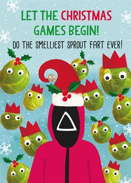 Squid Game Card. Send your friend this Funny Christmas card by The Boy And The Bear