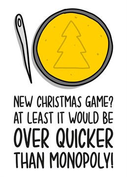 Squid games are the new board games to argue about this Christmas with this funny card!