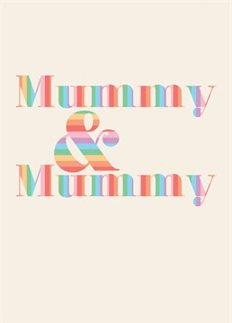 Yaaaayy! A mini human! Congratulate the new parents with this pretty rainbow card, from Thinkling Creative.
