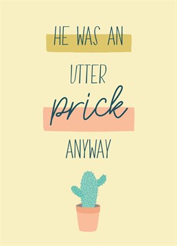 Was your friend paired up with a prick!? Let them know everything will be OK with this funny card from Thinkling Creative.