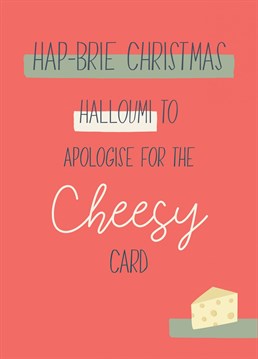 Know someone who loves a cheesy pun? Give them a Festive chuckle with this funny, cheesy Christmas card from Thinkling Creative.