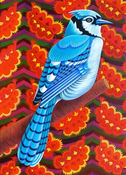 This magestic Blue Jay by Tattersfield Designs is a sure-fire way to brighten someones day.