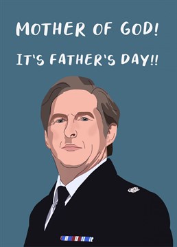 Hastings is here to say 'happy Father's Day' with this line of duty inspired card. Designed by The Girl Next Draw.