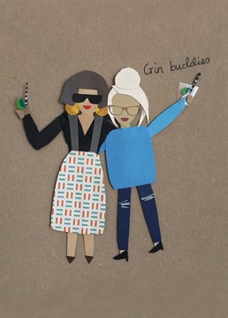 A gin buddy is the only buddy we need - bring on the G&Ts! Party in style with this super cool Birthday card from Tigerlily.