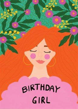 Its her Birthday! Why not send a smile, with this cute card!