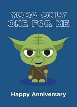 The force is strong with your romance! Perfect for all lovers of all things Star Wars. Celebrate your anniversary with your significant other with this funny card. All the way from Thirty Mussels, purveyors of preposterous cards for all occasions and senses of humour. Don't be shellfish, send a card!