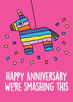 Celebrate your anniversary in style! (And chocolate. Lots of chocolate) A pun-tastic card perfect for your other half. All the way from Thirty Mussels, purveyors of preposterous cards for all occasions and senses of humour. Don't be shellfish, send a card!
