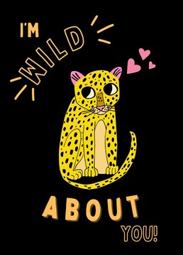 Send a less traditional card this Valentine's (or Anniversary/Birthday/just because!) with this cute illustrated card.