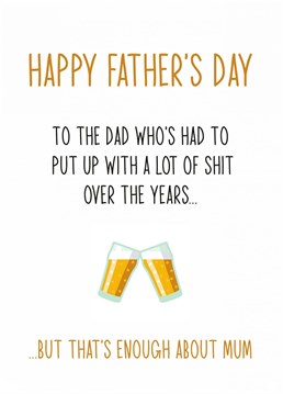Funny Father's Day card, designed by Totally Mailed It