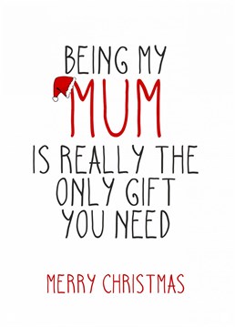 Funny Christmas card for Mum, designed by Totally Mailed It