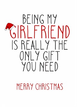 Funny Christmas card for your Girlfriend, designed by Totally Mailed It