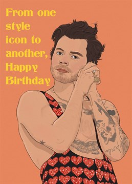 We adore Harry Styles and we know you do too! Original illustration by The Queer Store