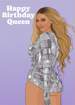 The one and only Queen, it's Beyonce! Original illustration by The Queer Store