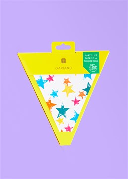 Birthday Brights Star Bunting. Send them something a little cheeky with this brilliant Scribbler gift and trust us, they won't be disappointed!
